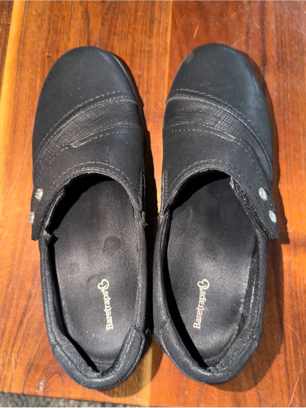 BareTraps Black Textile Slip-On Casual Shoe